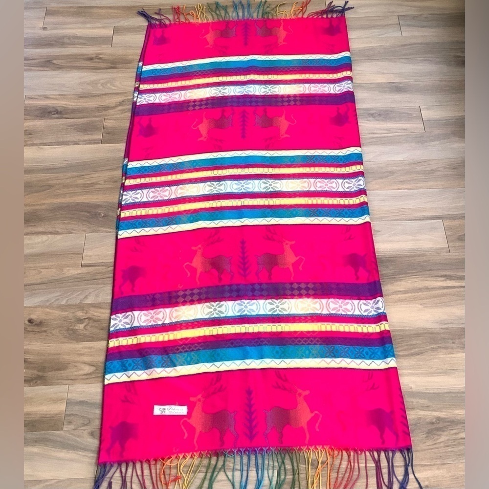 Pashmina 100% Cashmere Pink Scarf